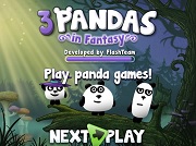 Игра Три панды в фентези