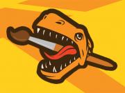 Игра Раскраска: Войны динозавры 