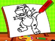 Игра Раскраска динозавров для детей