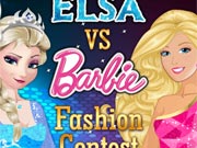 Игра Elsa vs Barbie Fashion Contest