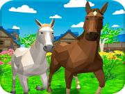 Игра Симулятор семьи лошадей 3d