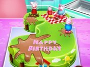 Игра Свинка Пеппа готовит торт