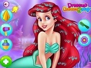 Игра Принцесса Ариэль принимает королевскую ванну