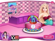 Игра Беременная Барби готовит Пони торт