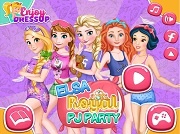 Игра Королевская пижамная вечеринка Эльзы
(анг. Elsa Royal PJ Party)