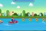 Игра Марио гоняет на водном мотоцикле