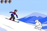 Игра Лыжи с препятствием