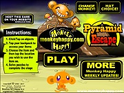 Игра Счастливая обезьянка Побег из пирамиды