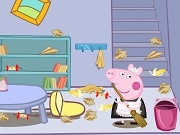 Игра Свинка Пеппа. Уборка комнаты