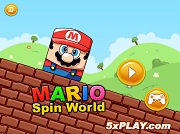 Игра Марио - вращение мира