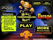 Игра Сделай обезьянку счастливой: Побег