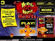 Игра Счастливая обезьянка - Сердца