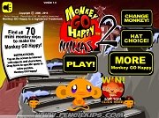 Игра Счастливая обезьянка - Ниндзя 2