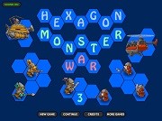 Игра Война монстров в шестиугольнике 3