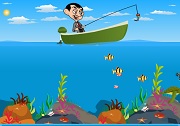 Игра Мистер Бин на рыбалке