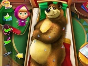 Игра Маша и Медведь: раненый Мишка