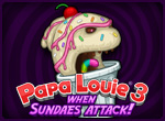Игра Папа Луи 3: десерты атакуют!