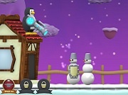 Игра Пингвины против снеговиков