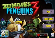 Игра Зомби против пингвинов 3