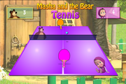 Игра Маша и медведь: Теннис