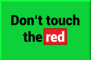Игра Не трогай красное