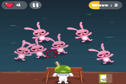 Игра Кролик: Защита от зомби