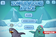 Игра Зомби пингвины