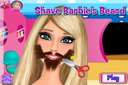 Игра Барби: Бритье бороды