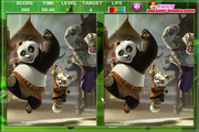 Игра Кунг-Фу Панда: Найди Отличия