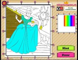 Игра Принцесса Диснея Золушка: раскраска