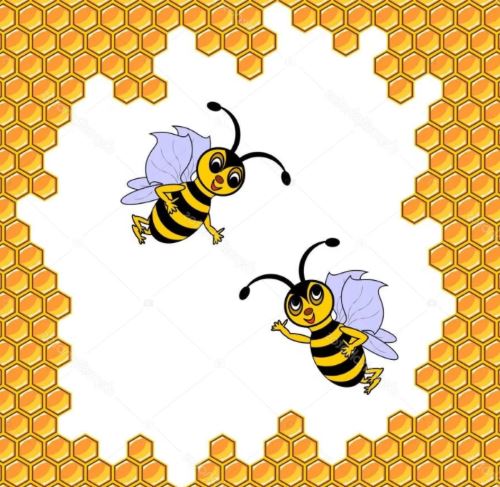 две пчелы